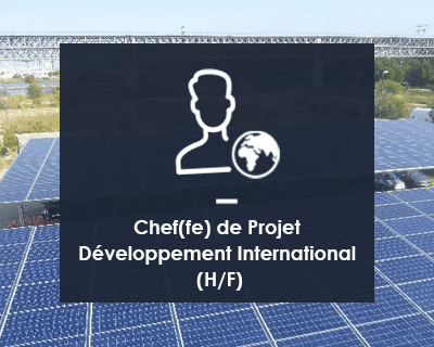 Chef(fe) de Projet Développement International (H/F)
