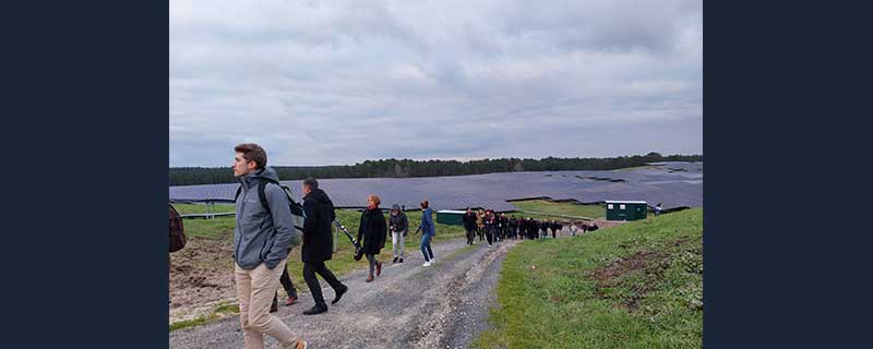 Inauguration parc solaire Audenge