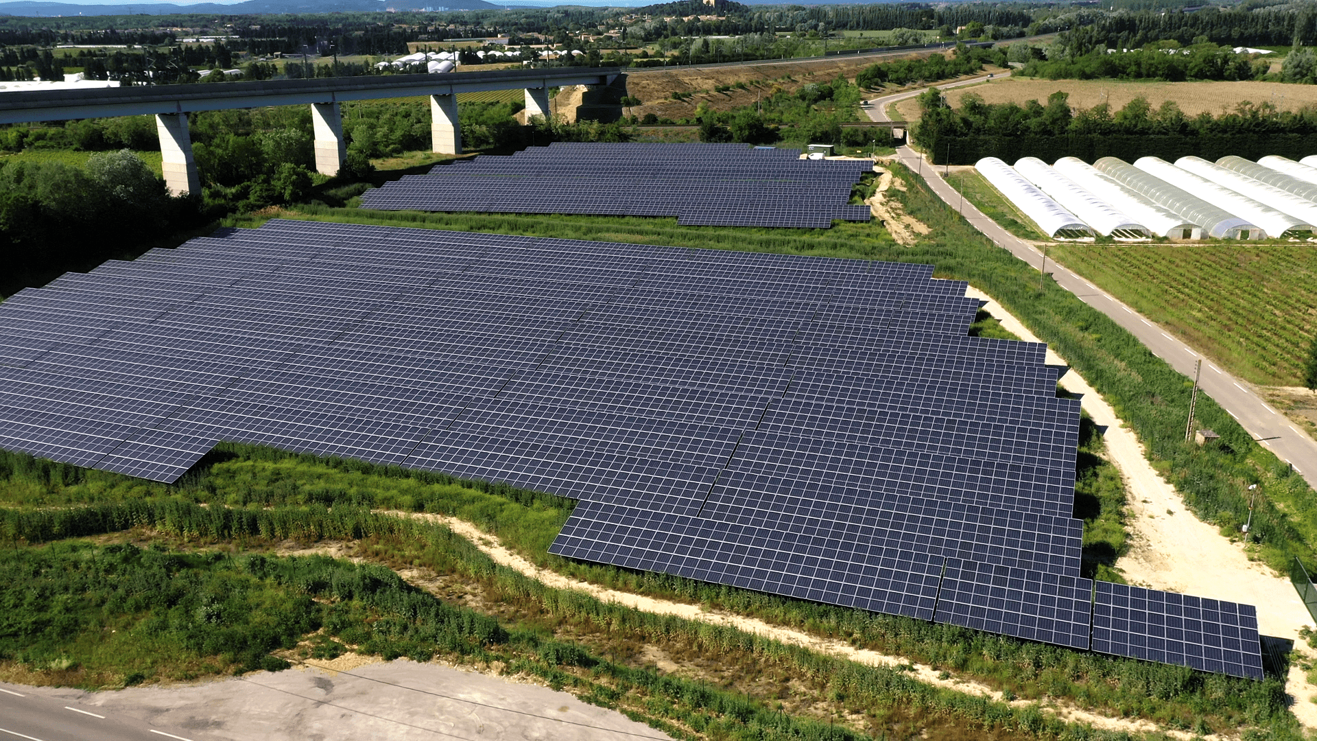 centrale photovoltaique au sol Roquemaure