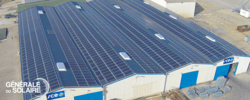 Centrale photovoltaïque en toiture SCE Events