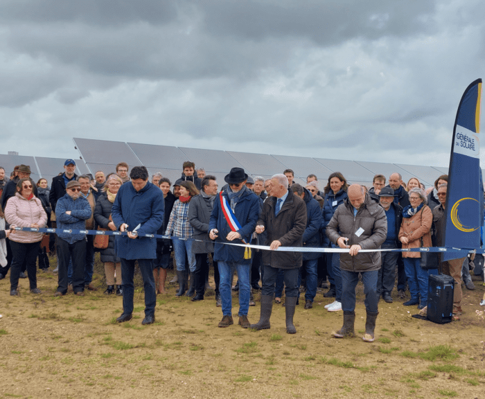 Inauguration Parc photovoltaïque Gron