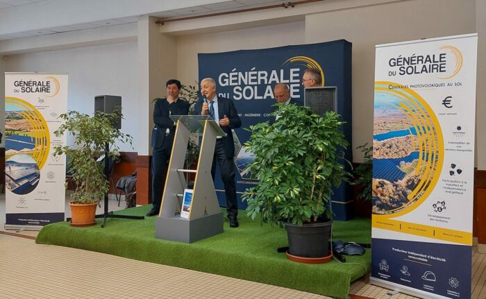 Inauguration Parc photovoltaïque Gron