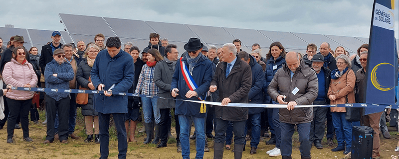 Inauguration Parc Photovoltaïque Gron